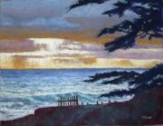 March Sunset 8 x 10 by Tim Brody